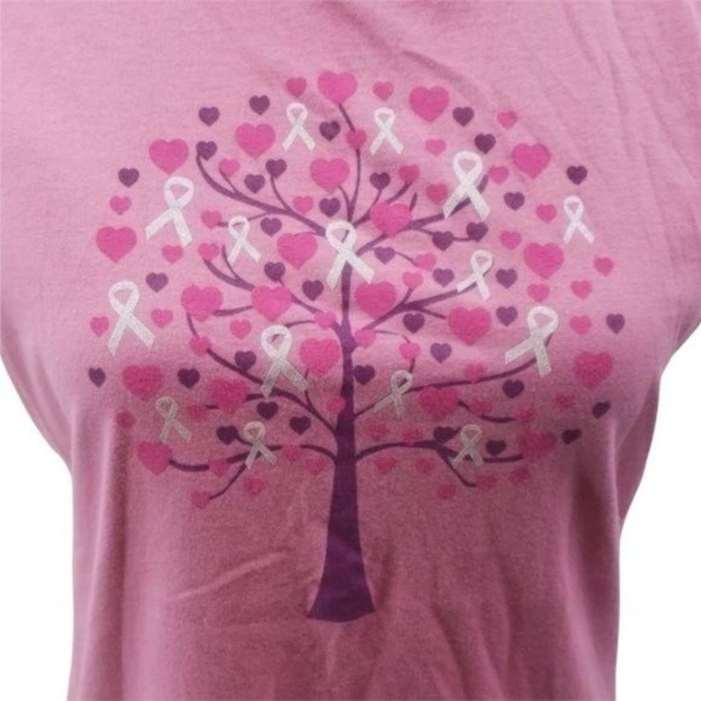 Hanes Pink Breast Cancer Awareness T-shirt Size L